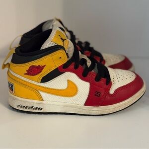 Jordan 1 SE Mid Motorsport - DJ0337-067 Sneaker Size Boys 13.5
